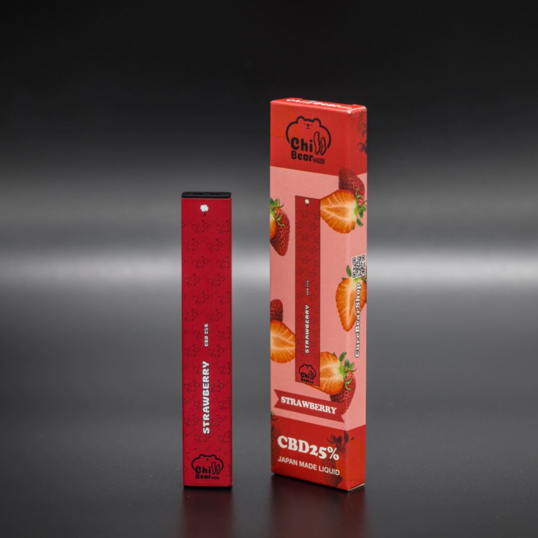 CureBear ChillBear+CBD ベイプ 25% ストロベリー