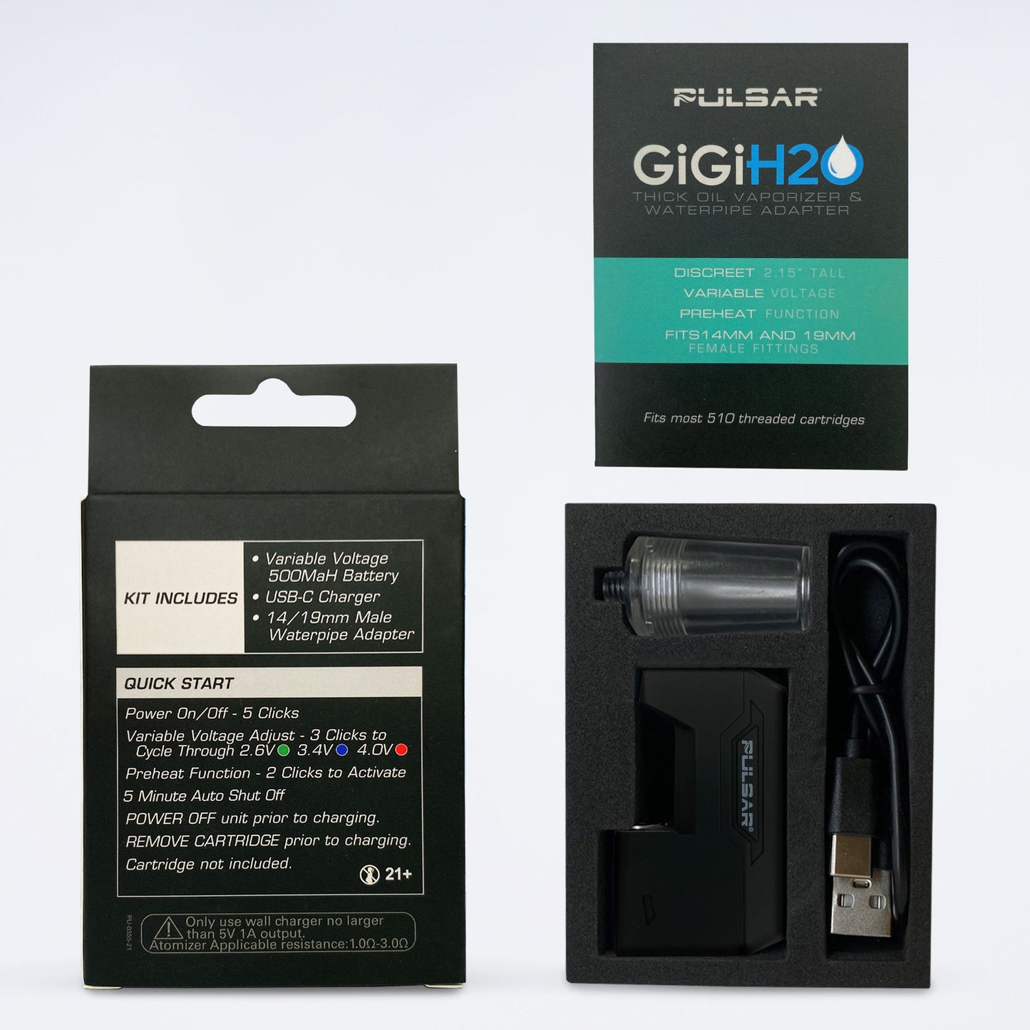 Pulsar GiGi H2O 510 Battery