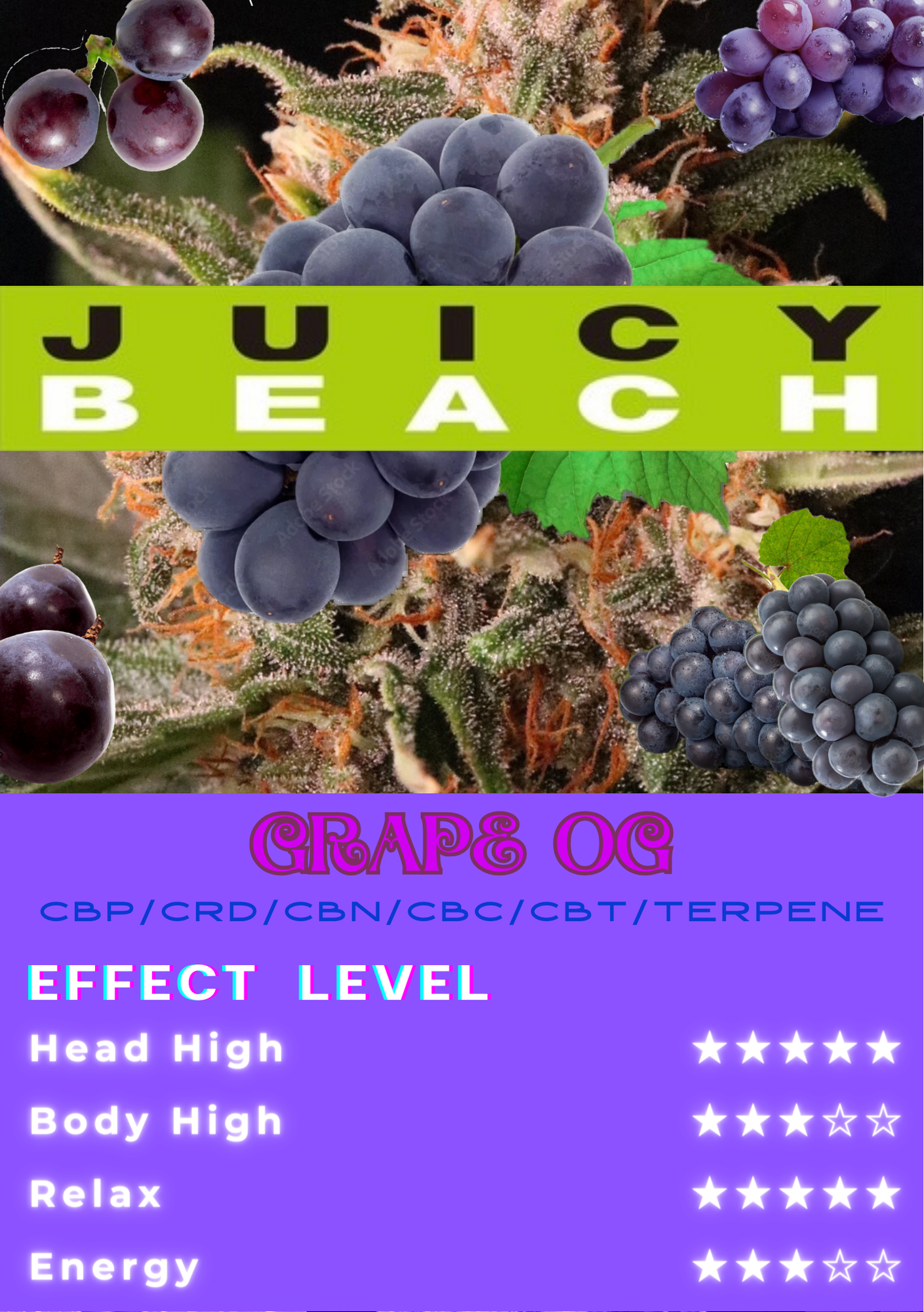 JUICY BEACH リキッド GRAPE OG