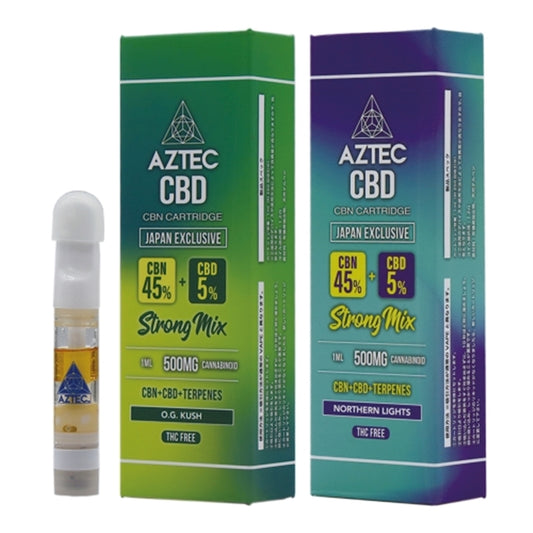 AZTEC CBD CBN+CBDカートリッジ O.G. KUSH 1ml