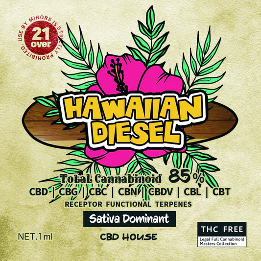 CBD HOUSE ナチュラルリキッド HAWAIIAN DIESEL 1ml