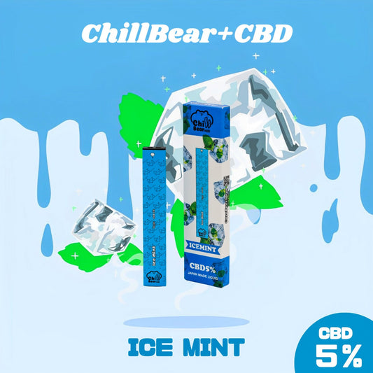 CureBear ChillBear+CBD ベイプ 5% アイスミント