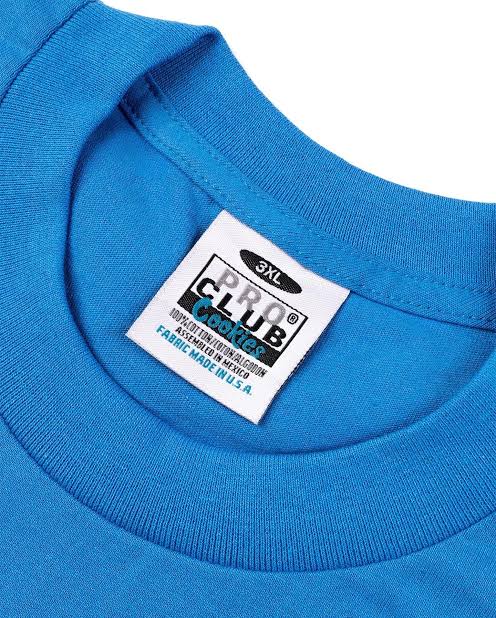 Cookies × PRO CLUB ダブルネーム 無地Tシャツ